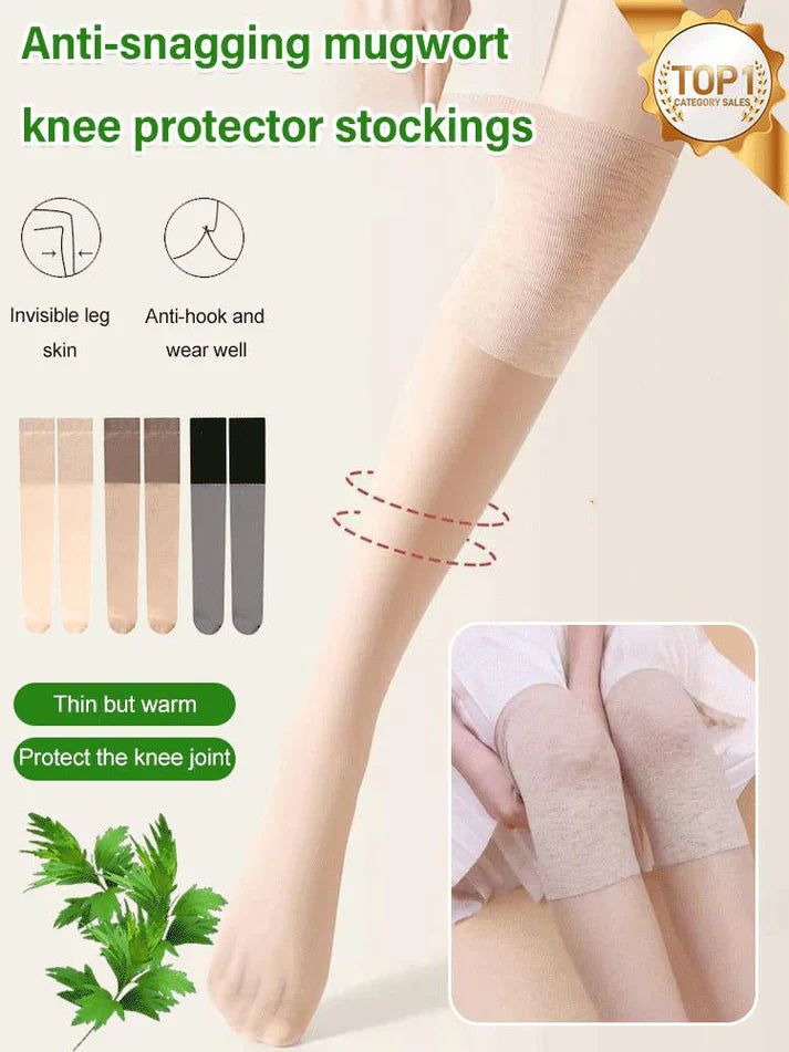 ⏳Time-Limited Special⏰Anti-snag Mugwort Knee Support Stockings