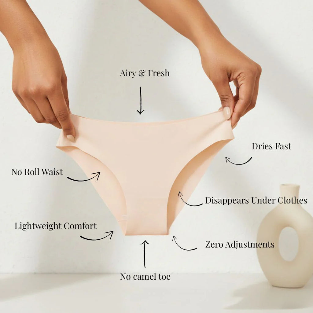 Buy one get two free Invisible Camel Toe Thong