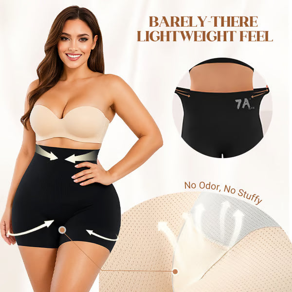 【⏰BUY 1 GET 3 FREE⏰】🌸Mega Sale💐Women's High-Waisted Ice Silk Tummy Control and Butt Lift Underwear