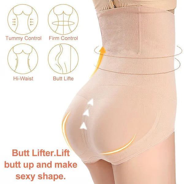 🔥BUY 2 GET 1 FREE🔥Last Day⏰ - High Waist Tummy Control Shapewear Panties