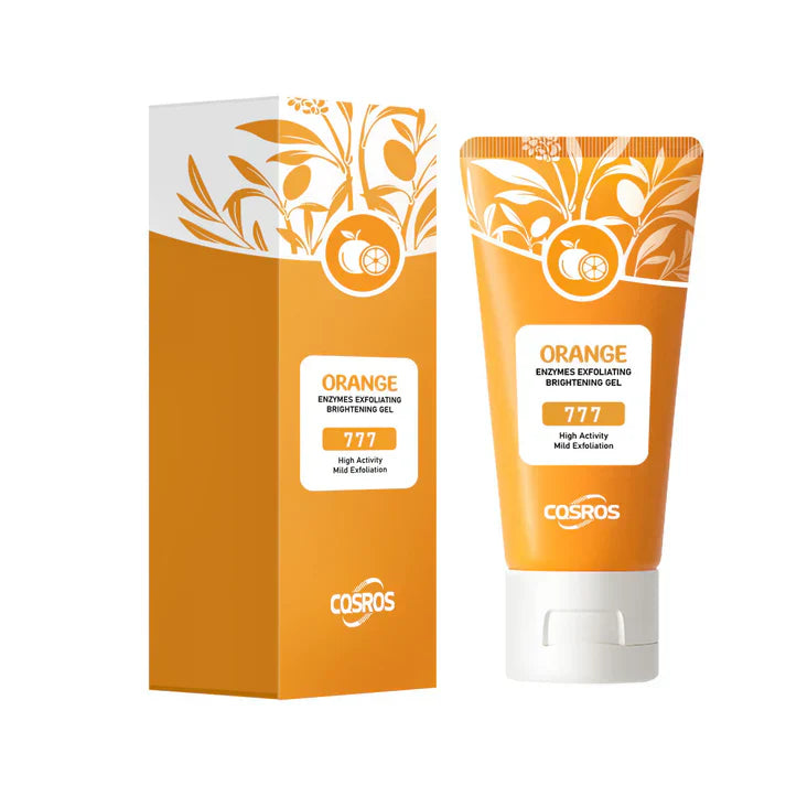 Orange Exfoliating Gel Facial Cleansing Whole Body Scrub Dead Skin Custard