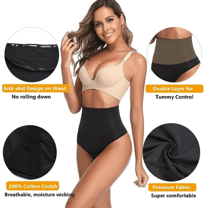 🔥Koop 1 krijg 1 gratis🔥Shapewear slip met hoge taille en buikcontrole