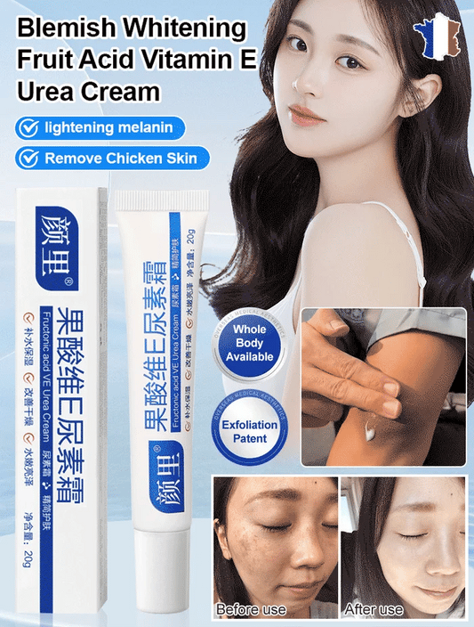 Glycolic Acid Vitamin E Urea Cream for Lightening Spots and Whitening