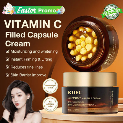 Vitamin C Filled Capsule Cream