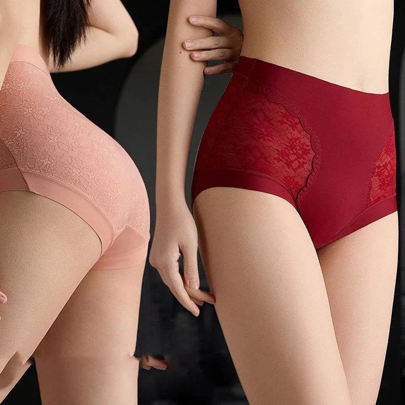 WOMENS COMFORTABLE TRACELESS LACE PANTIES