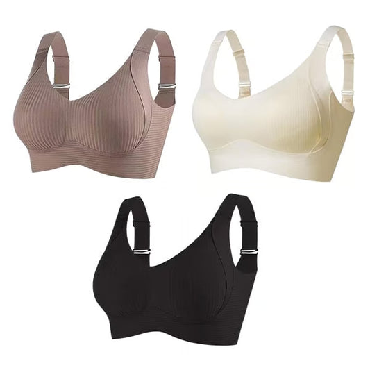 🔥Buy one get two free🔥Women's Ribbed Adjustable Wireless Bra