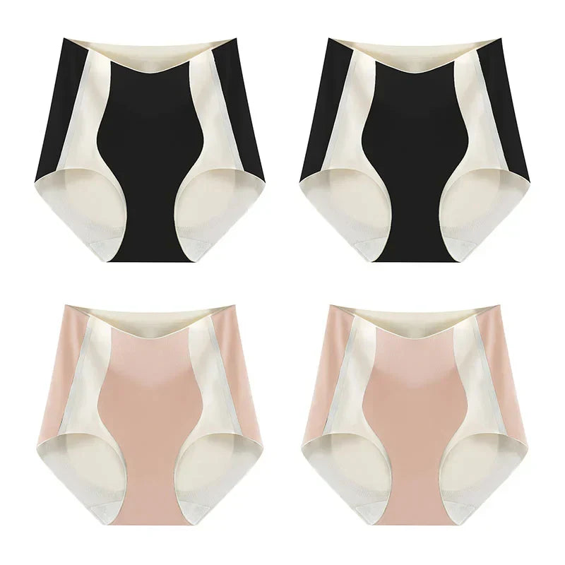 COLOR BLOCK TRACELESS HIP LIFTING SHAPING PANTIES