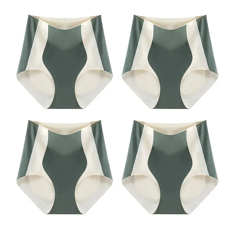 COLOR BLOCK TRACELESS HIP LIFTING SHAPING PANTIES