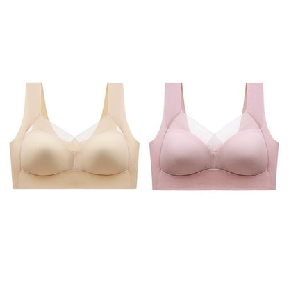 Plus Size Seamless Push Up Wireless Bras