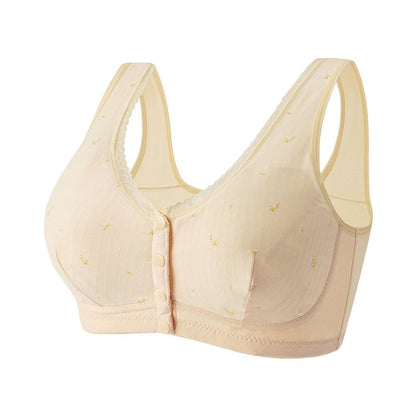 Design for Senior Front Closure Cotton Bra