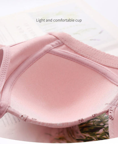2024 Large size thin underwear anti-sagging bra