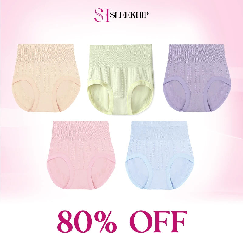 Leakproof High-Waist Tummy-Control Butt-Lifting Panties