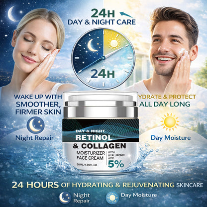 🌿 Anti-Aging Retinol Cream ✨ Restore Younger-Looking Skin Naturally💙 Firm, Smooth & Hydrate Your Skin-&F