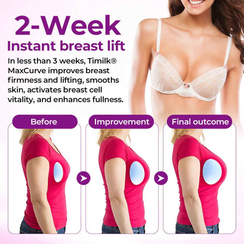 Timilk® MaxCurve Sculpting & Volumizing Bust Oil⚡⏱️Get Visible Lift & Fuller Curves in Just 21 Days