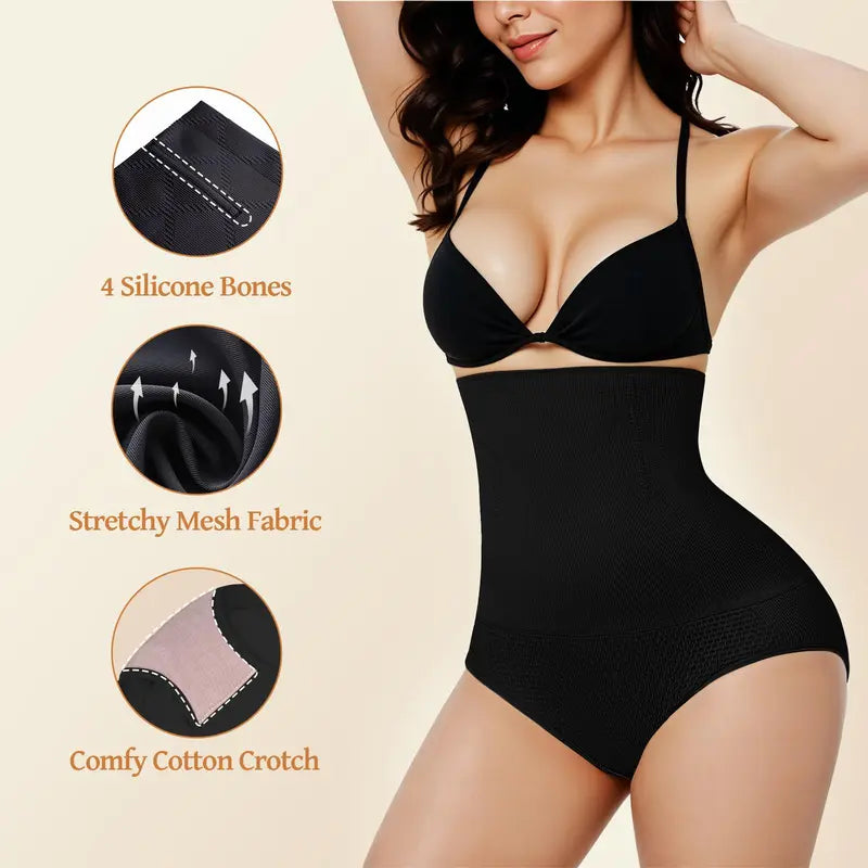【⏰BUY 1 GET 1 FREE⏰】High Waist Tummy Control Shapewear Panties