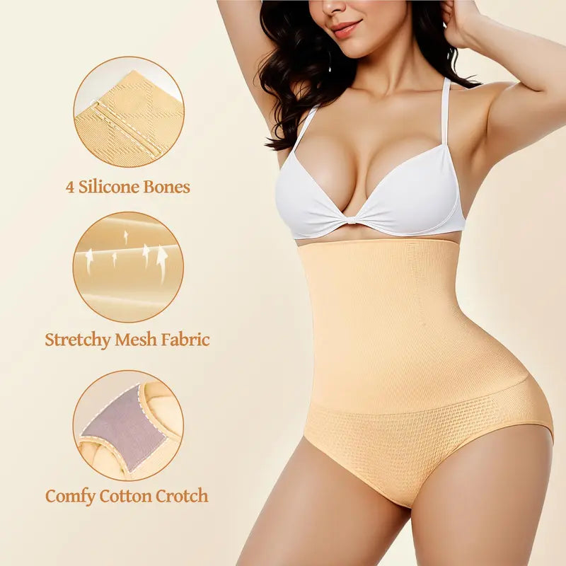 【⏰BUY 1 GET 1 FREE⏰】High Waist Tummy Control Shapewear Panties