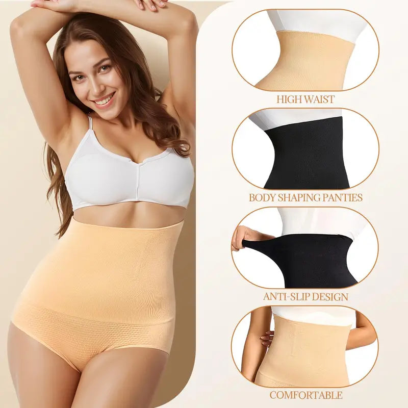 【⏰BUY 1 GET 1 FREE⏰】High Waist Tummy Control Shapewear Panties