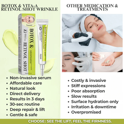 👏🌿Made and shipped from the USA 💫Tiworld® Botox & Vita-A Retinol Shot Wrinkle-Lift Tightening cream - Last Day Promotion 70% OFF