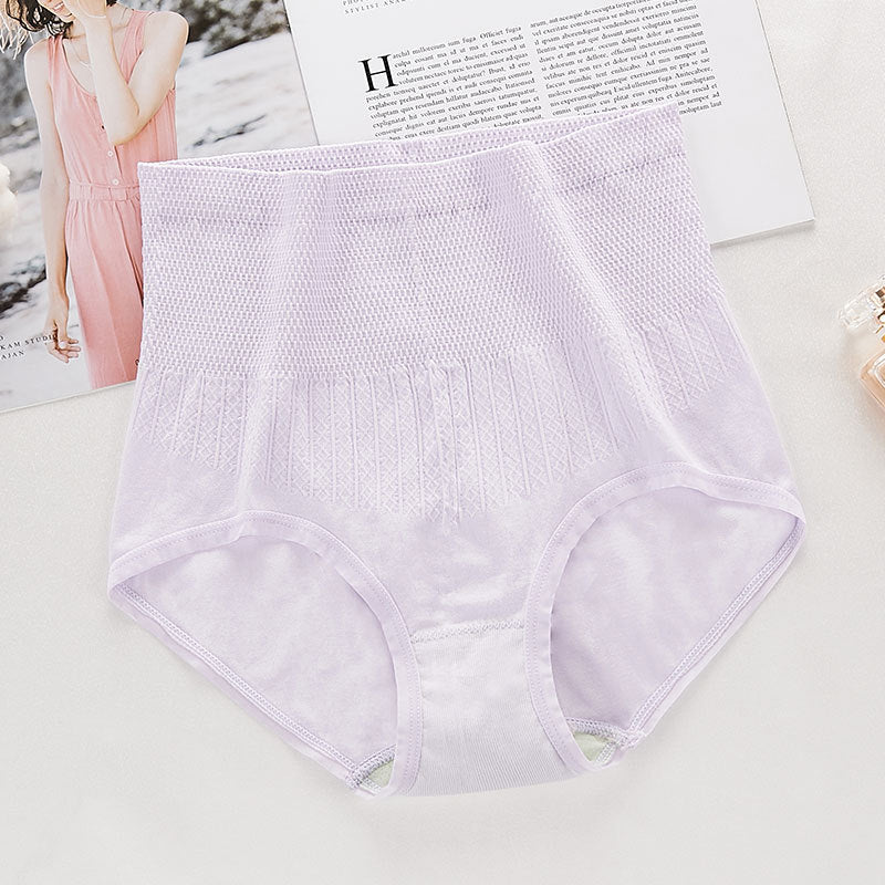 Buy one and get seven free HIGH WAISTED TUMMY TUCK HIP LIFTING NO TRACE WORMWOOD ANTIBACTERIAL PANTIES