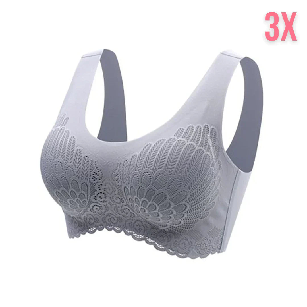 Latex 4.0 Graceful Anti saggy Breathable Lace Bra