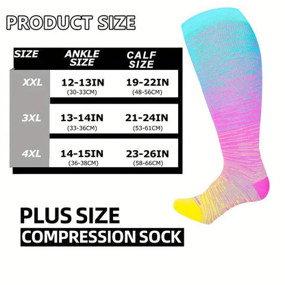 2023 Plus Size Sports Compression Socks