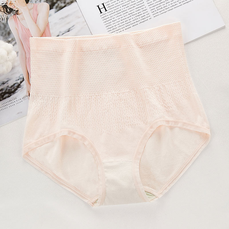 Buy one and get seven free HIGH WAISTED TUMMY TUCK HIP LIFTING NO TRACE WORMWOOD ANTIBACTERIAL PANTIES