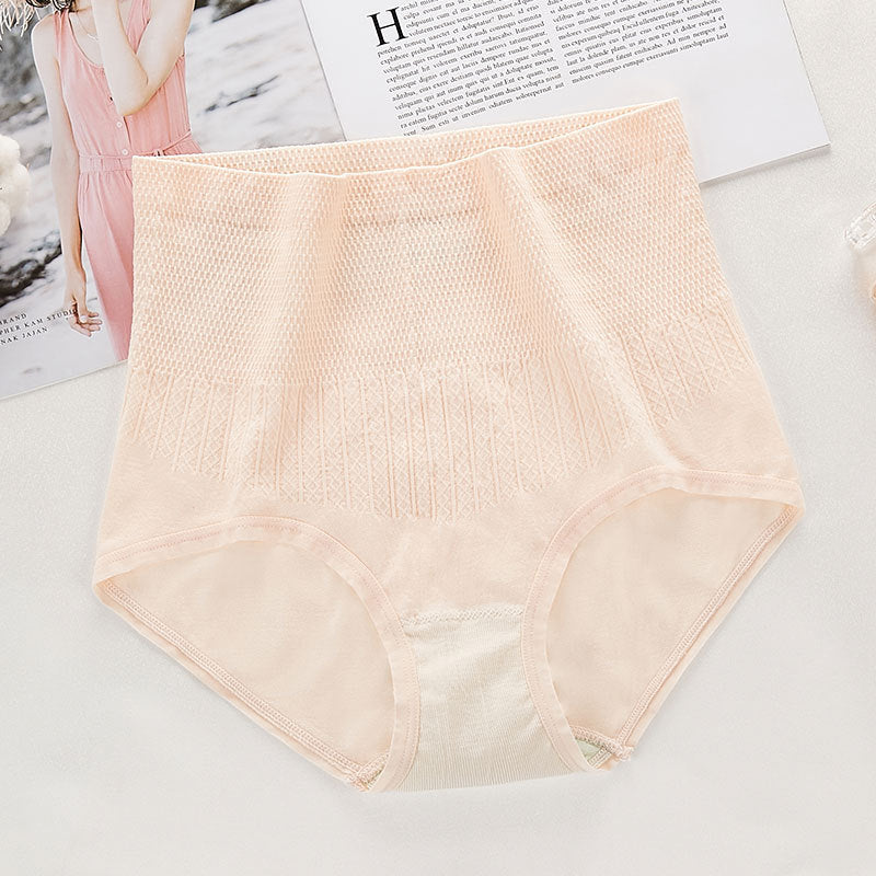 Buy one and get seven free HIGH WAISTED TUMMY TUCK HIP LIFTING NO TRACE WORMWOOD ANTIBACTERIAL PANTIES