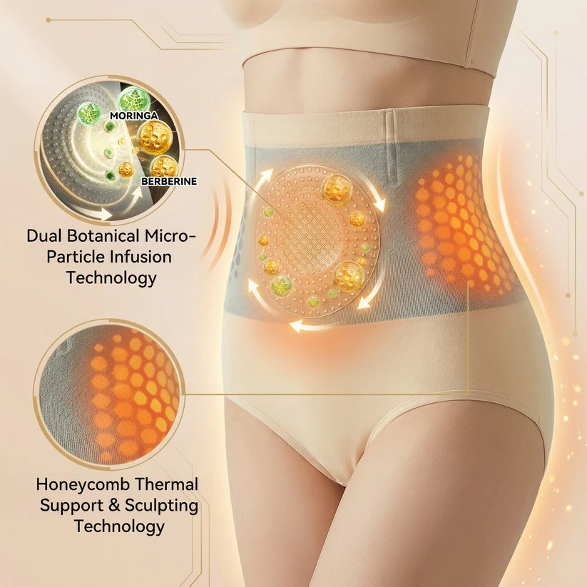 ✨Last Day 80% Off Moringa & Berberine 4-In-1 Micro-Particle Sculpting & Fat-Burn Shorts