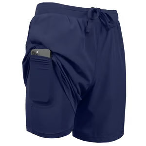 3-Pack Men's 2 in 1 Quick Dry Gym Running Shorts With Liner