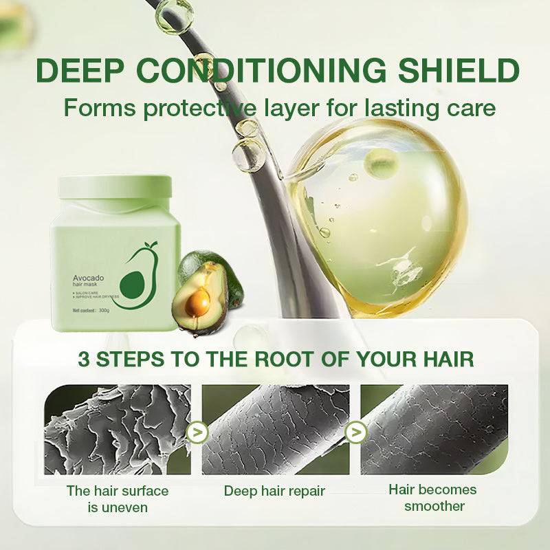 🔥Buy two get one free🔥Avocado Hair Mask for Intensive Care