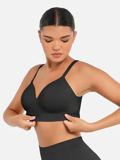 Feelingirl Wireless Push-Up Seamless Comfort Full Coverage Bra Bundle