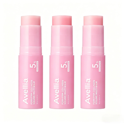 [NEW] Avellia PDRN Pink Collagen Volume Balm Stick All-in-One Anti-Aging Care for Smoother, Plumper, Youthful-Looking Skine-tss