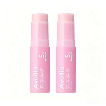 [NEW] Avellia PDRN Pink Collagen Volume Balm Stick All-in-One Anti-Aging Care for Smoother, Plumper, Youthful-Looking Skine-tss