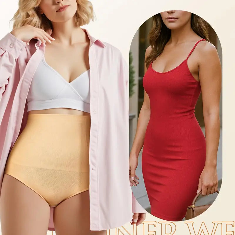 【⏰BUY 1 GET 1 FREE⏰】High Waist Tummy Control Shapewear Panties