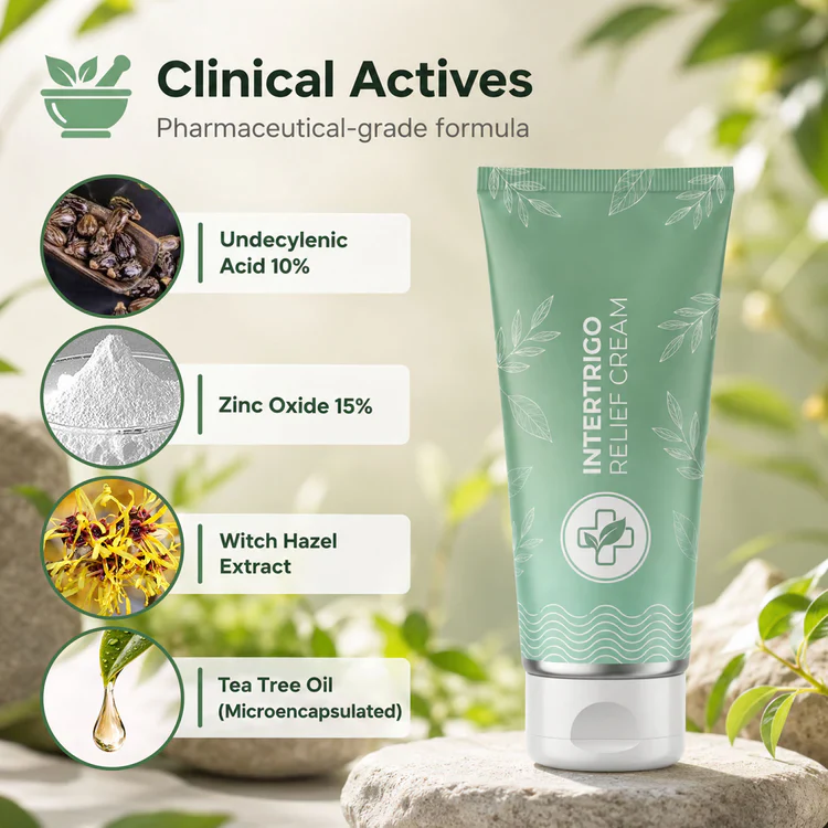 Buy one get one free! Last five hours! 🔥Intertrigo Relief Cream treats 99% of skin fold rashes from the first application✨